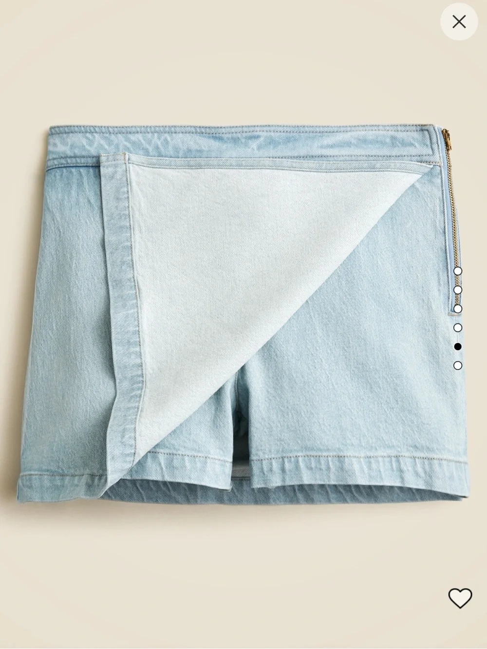 J. Crew Denim Skort